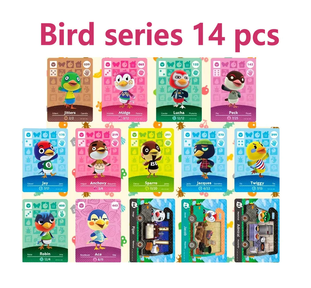 Hot Sanrio Game Animals Crossing New Horizons Amiibo Card Ankha Marshal Maple NS Switch 3DS Game NFC Cards Series 1 2 3 4 5
