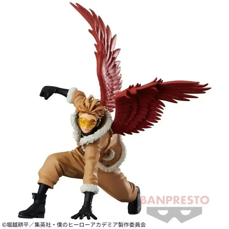 In Stock Original BANDAI BANPRESTO My Hero Academia THE AMAZING HEROES PLUS HAWKS Ver. PVC Anime Action Figures Model Toys Gifts