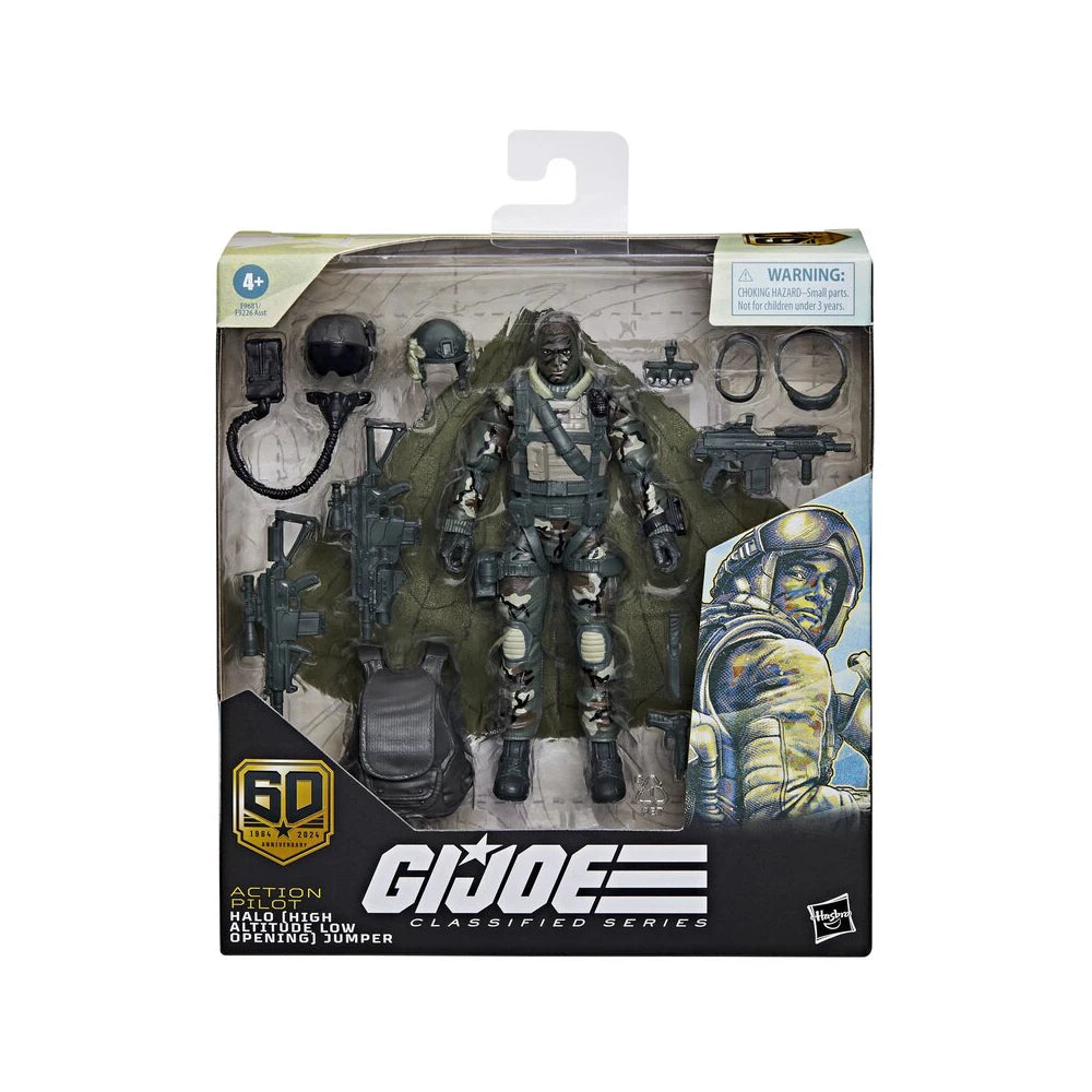Hasbro GIJOE Classified Series 60th Anniversary Limited Edition Action Marine Sniper Pilot Action Figure Model Toys Gifts