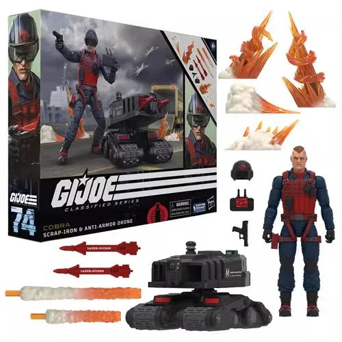 Genuine G.I. Joe Gi Joe Classified Series Red Eybazuka Cobra Copperhead Action Figure Scrap Iron Swing Dance Sailor Snake Toy