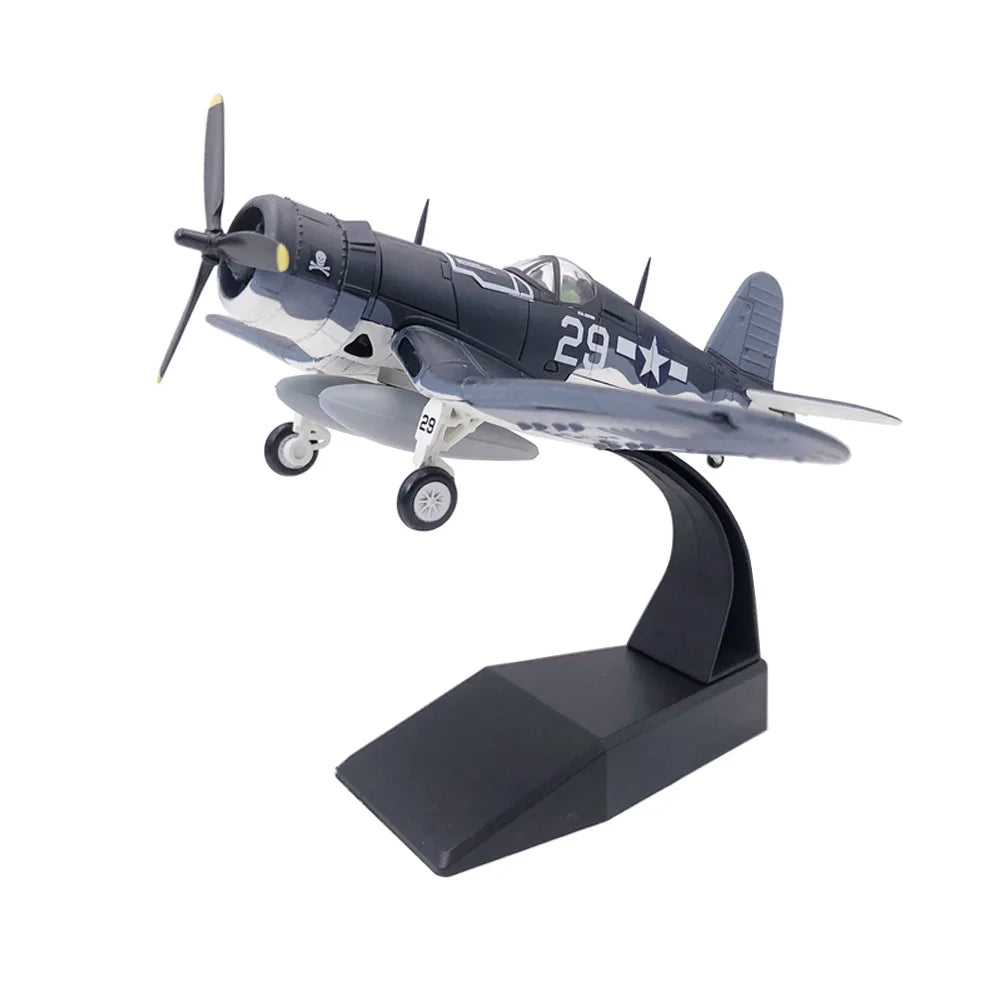 /72 Sc WS F4U Pirate F4U Sle Military Fighter Aircrt Model Alloy Simulation Toys for Collectors And Fans