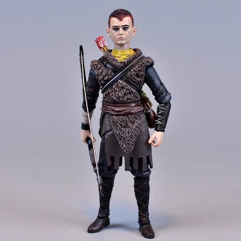 NECA God of War Sparta Ghost Kratos Father Son Edition Atreus Action Doll Model Joint Mobile Toy Gift Collection Doll