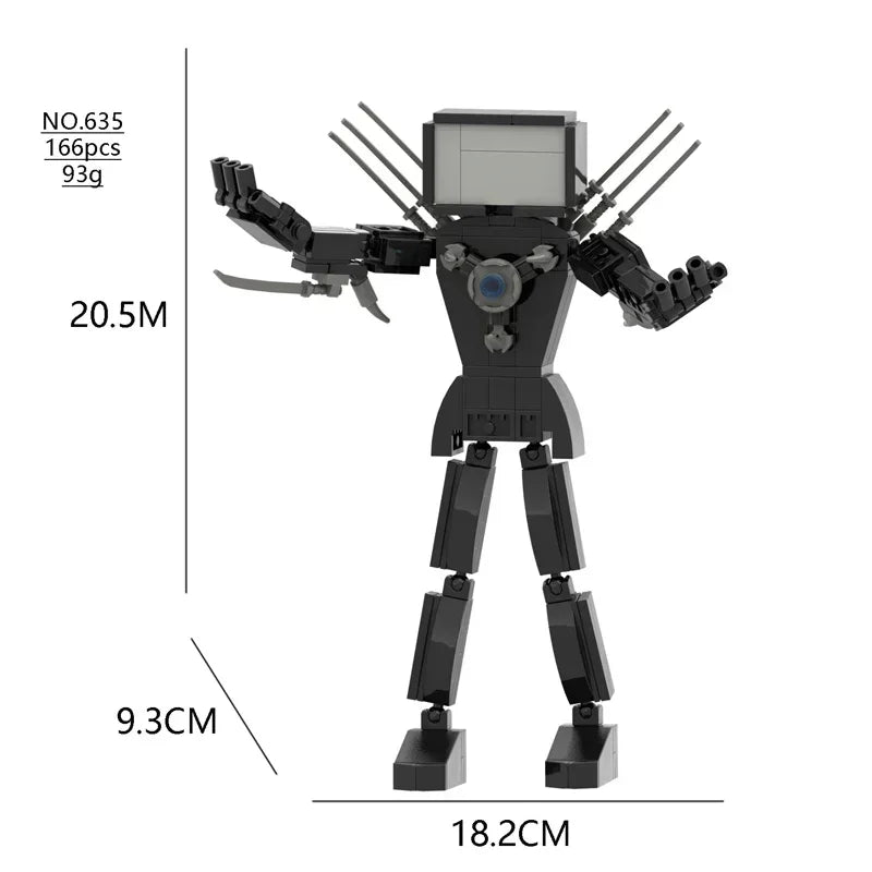 Christmas toys Skibidi Toilet The Audio Man and Camera Titan Man Speakerman Moc Building Blocks For lego Toys DIY Bricks Toy Set