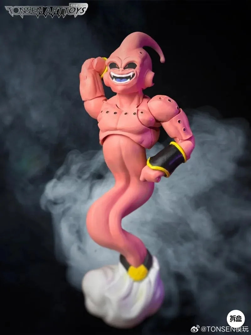 Dragon Ball Anime Action Figures Brinquedos, S.H.Figuarts, SHF, Malevolência Adolescente, Majin Buu, Conjunto De Headsculpt