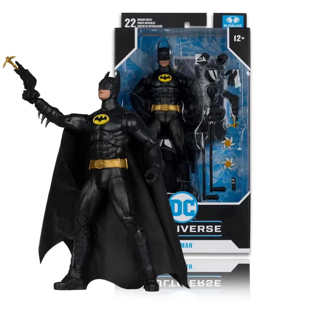 McFarlane Toys Keaton Batman/Tempest Titans/Dark Knights Death Metal Jokerized /Red Hood 18cm Action Figure DC Multiverse Model