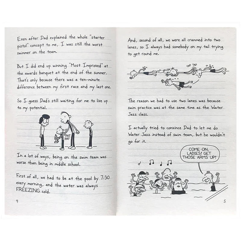 Children's Literature Diary Of Wimpy Kid 2 English Book Children Fiction Books Manga Novel Books In English Manga Books Gifts