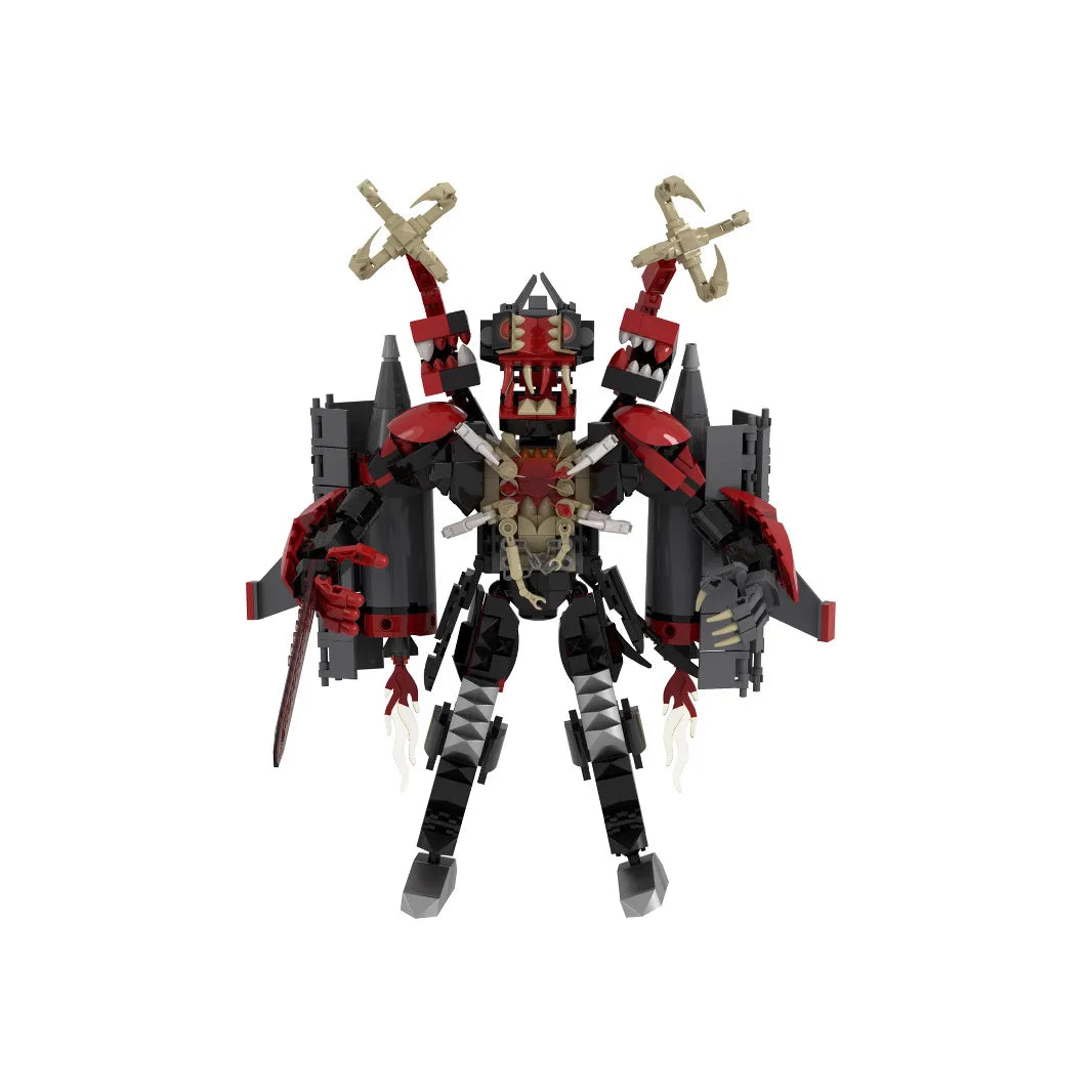 CLassic Horror Game Skibidi Toilet Series Building Blocks Titan Zombie Monitor King DIY Bricks Toys For Kids Easter XMAS Gifts