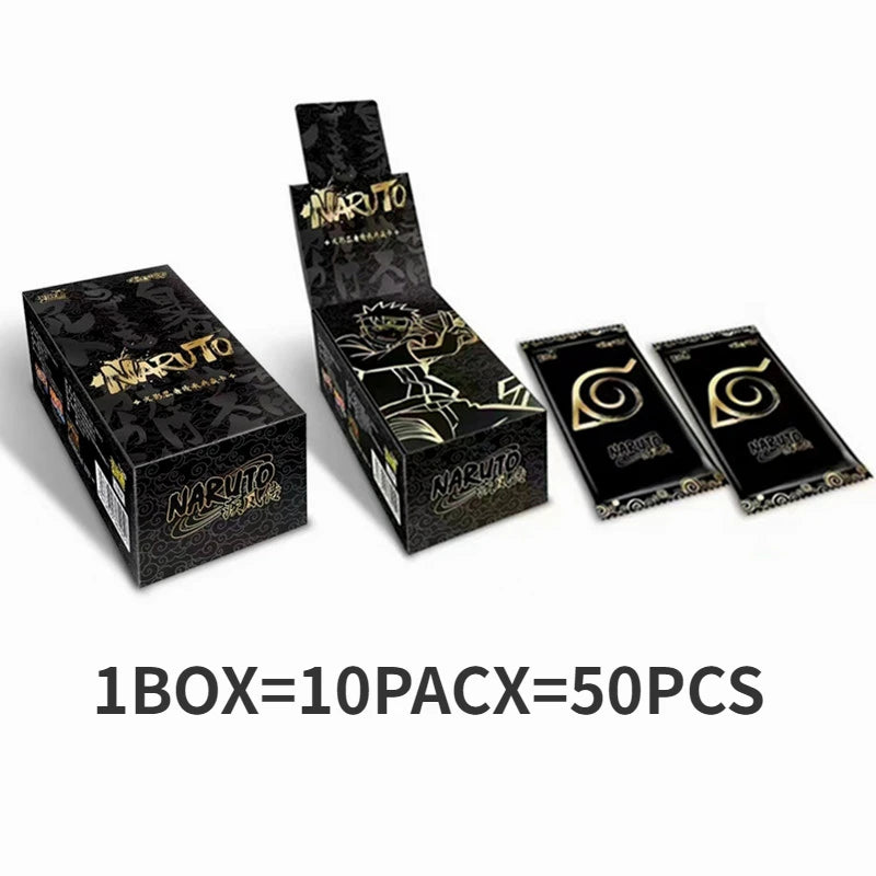 KAYOU Naruto Cards Vortex Collectible Card Games Anime Party Playing Toys Kids Album Collection Children Gift Hobby Boxes Paper