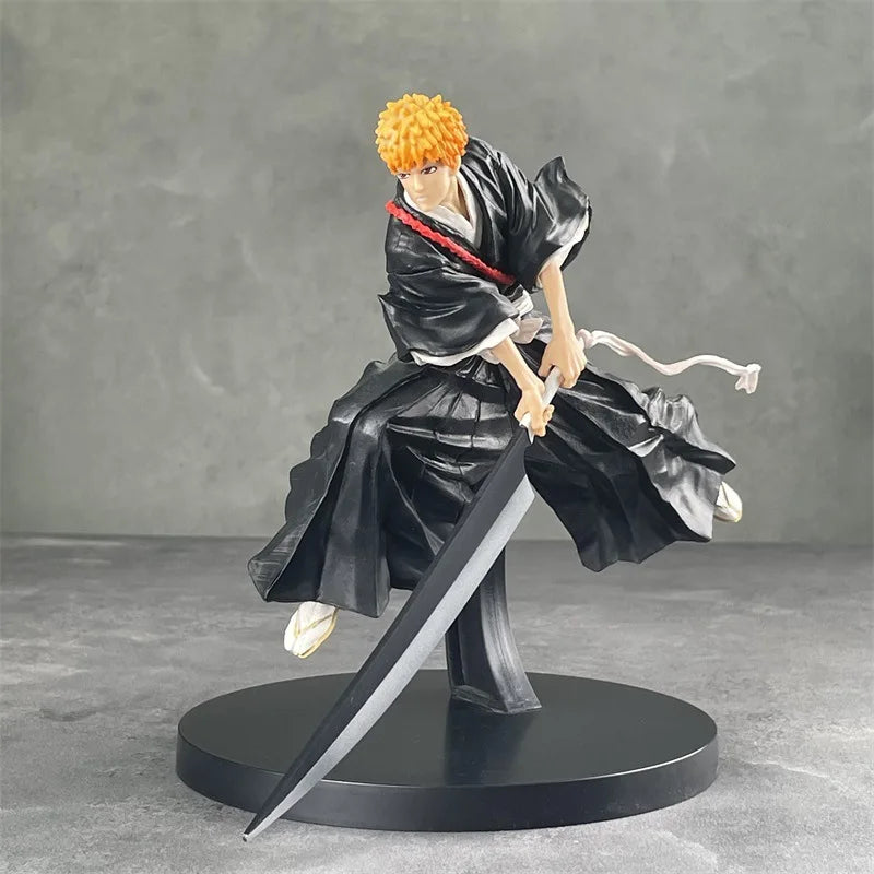 16.5cm Kurosaki Ichigo Model Bleach Action Figures Anime BLEACH GK Statue PVC Collection Figurine Peripheral Gift for Children