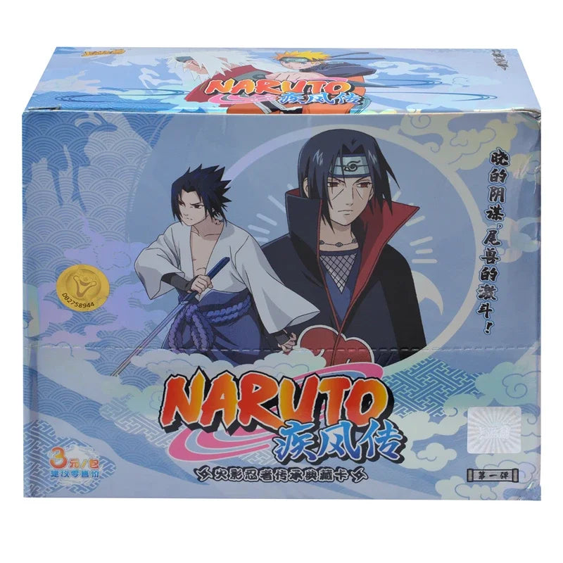 15Style Hot KAYOU Genuine Original Box Naruto Anime Characters Collection Card Classical Battle Game Children Gift Ninja Realm