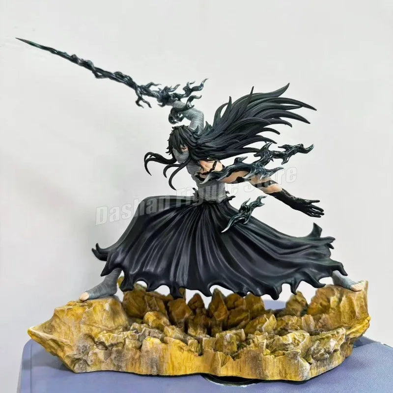 24cm Bleach Kurosaki Ichigo Action Figure Saigo No Getsuga Tenshou Model Toys Collection Doll Shinigami Mugetsu Ichigo Statue