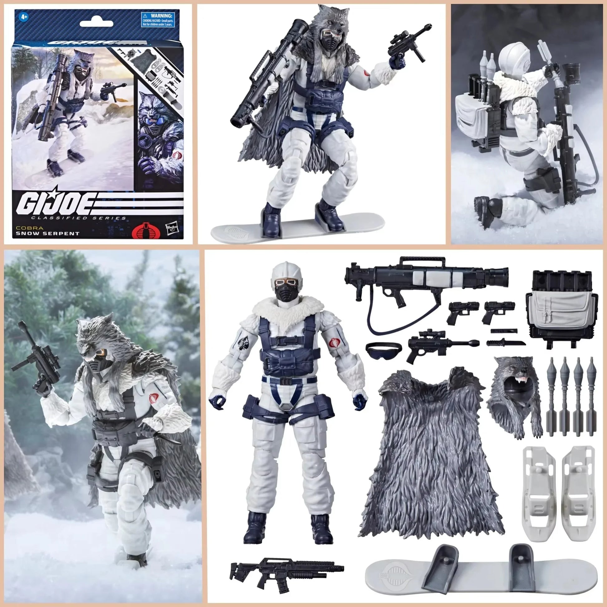 G.I.Joe Classified Series 6-Inch Action Figure Snow Serpent /Range-Viper /Cobra Eel Crimson Viper Etc Collection Jmodel Toys