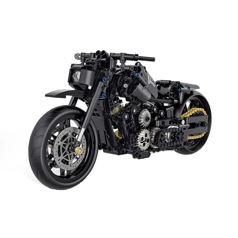 New Modern High-tech 1:8 KTM 1290 Motorbike Model Building Blocks Kit Racing Moto Bricks Toys for Kids Boys Gifts MOC Adult Sets