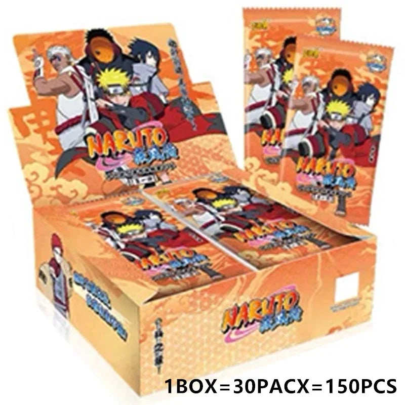 KAYOU Naruto Cards Vortex Collectible Card Games Anime Party Playing Toys Kids Album Collection Children Gift Hobby Boxes Paper
