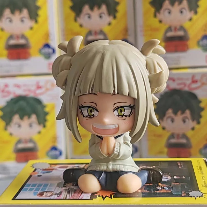 Bandai Gacha Capsule Blind Box My Hero Academia Midoriya Izuku Shoto Todoroki Katsuki Bakugo Anime Figure Toy for Collectors