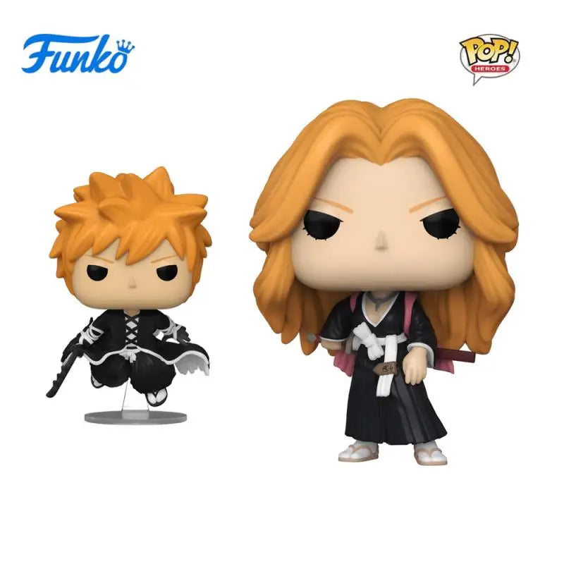 FUNKO POP Original Anime Cartoon Death God Ichigo Kurosaki Matsumoto Rangiku Toy Figures Collection Model Toys birthday Gifts