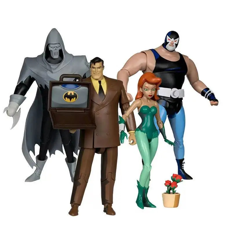 100% Original McFarlane Toys The New Batman Adventures Bane& Poison Ivy& Phantasm&HARDAC DC Multiverse Action Figure Model Doll