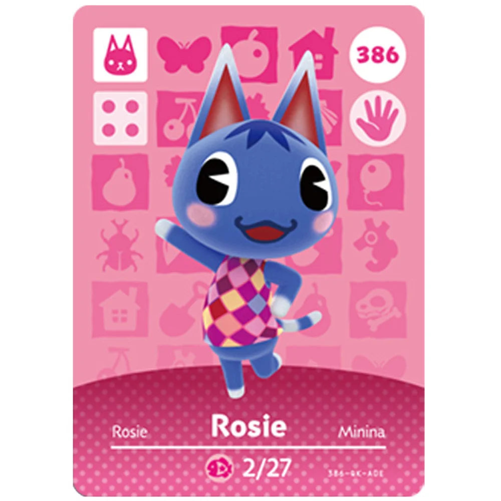 Hot Sanrio Game Animals Crossing New Horizons Amiibo Card Ankha Marshal Maple NS Switch 3DS Game NFC Cards Series 1 2 3 4 5