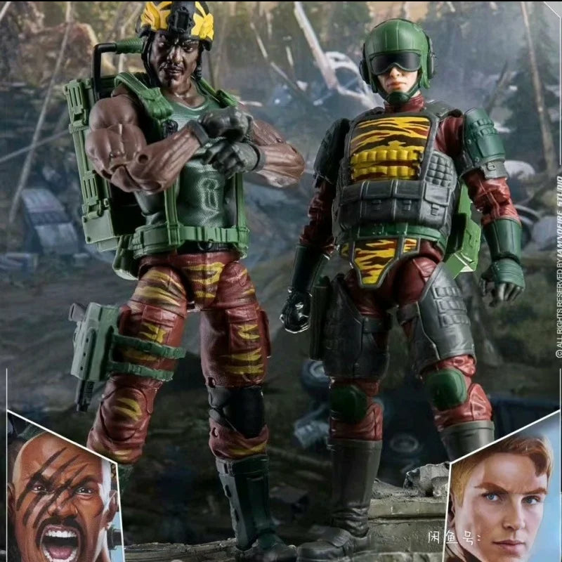 Original Genuine Version G.I. Joe Gi Joe Classified Series 6" 126 Tiger Force Roadblock Tripwire Macleod Action Figure Model Toy