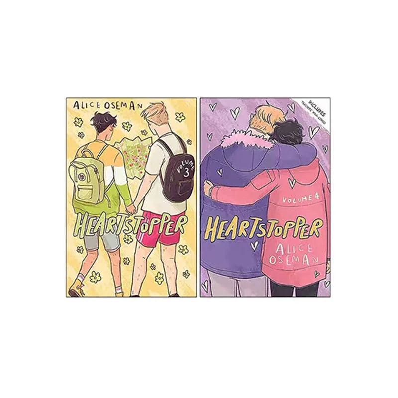Comic Novel Books Heartstopper Series Volume 1-5 Books Set By Alice Oseman Anime Sleeves Books in English To Read Romance Storys