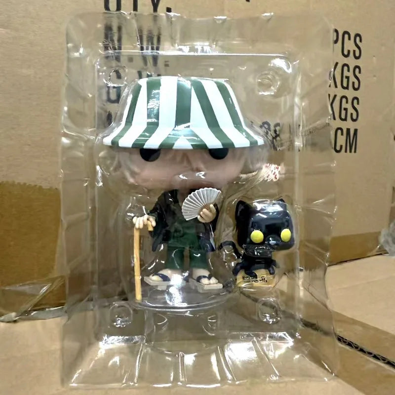 BLEACHS Urahara Kisuke1613 Shihouin Yoruichi 1612  Black Dog with A Hat Action Figures Gifts Anime Model Toys Desktop Ornaments