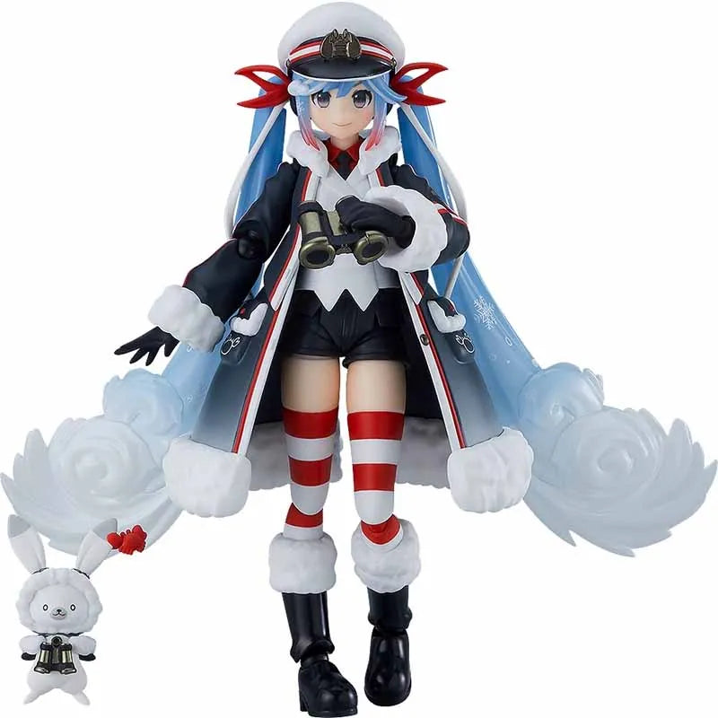 GSC Original figma Anime Figure Snow Miku Grand Voyage ver Action Figure Toys For Boys /Girls /Kids /Christmas Gift