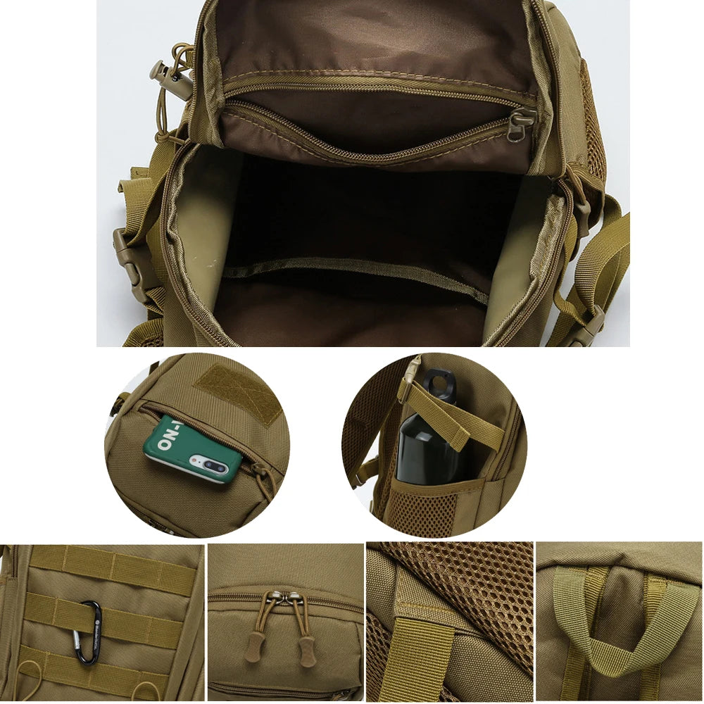 10L 20L Travel Outdoor Backpack Mini Small Waterproof Camping Hiking Fishing Hunting Bag Climbing Women Men Rucksack Daypack