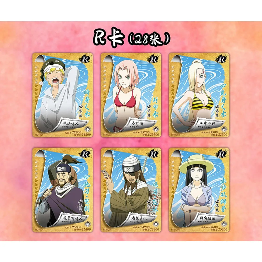 Little Dinosaur NARUTO Collection Card For Children Action Inspirational Passionate Anime Tsunade Limited Game Card Kids Toys