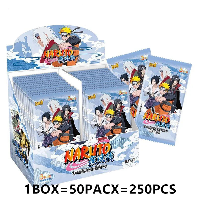 KAYOU Naruto Cards Vortex Collectible Card Games Anime Party Playing Toys Kids Album Collection Children Gift Hobby Boxes Paper