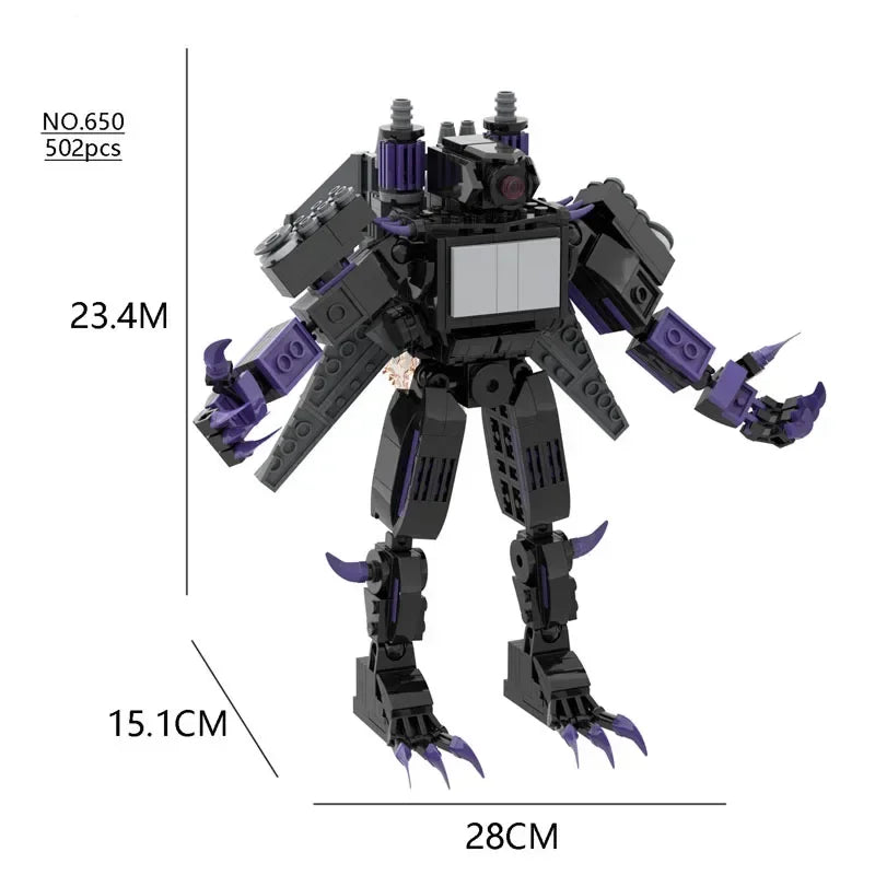Christmas toys Skibidi Toilet The Audio Man and Camera Titan Man Speakerman Moc Building Blocks For lego Toys DIY Bricks Toy Set