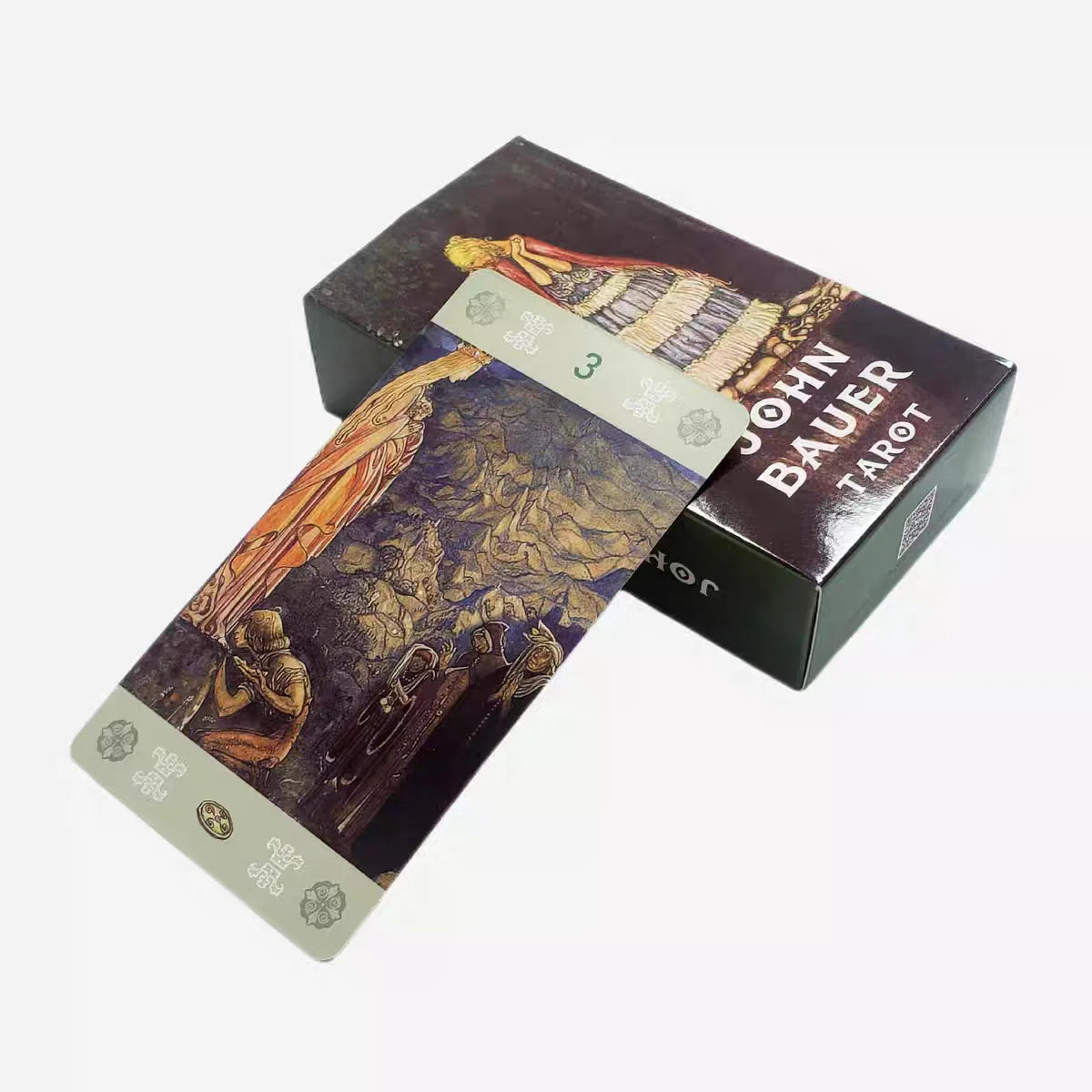 John Ball Tarot，Portable Tarot，Perfect for party games、Halloween and Christmas gifts，For emotional healing、Self-discovery and Af