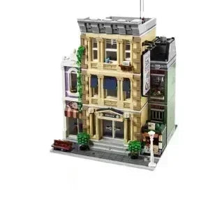 Creatoring Expert Pet Book Shop Town Hall Downtown Diner Model Moc Modular Building Blocks Brick Bank Cafe Corner Toys Parisian