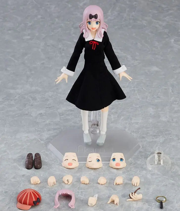 Original Figma 539 540 Kaguya Sama Love Is War Shinomiya Kaguya Fujiwara Chika PVC Action Figure Toy Model