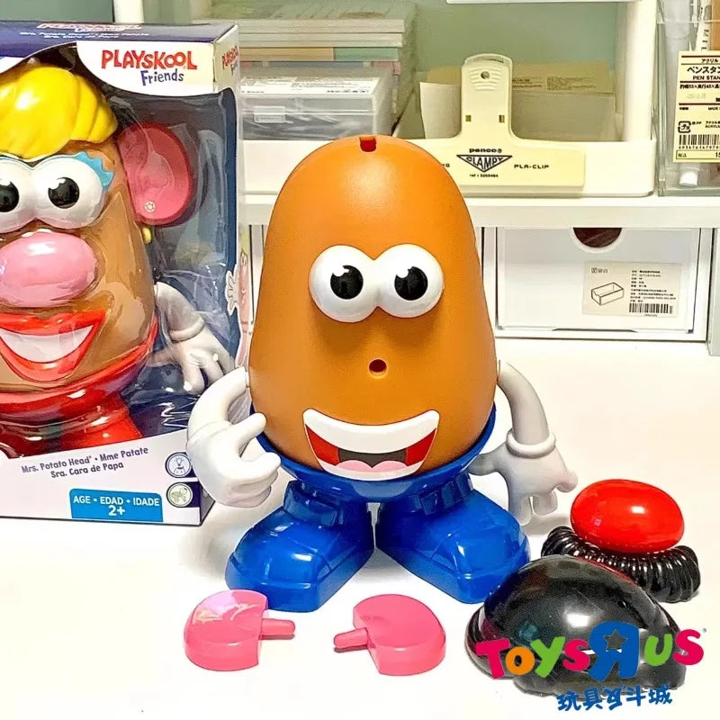 Hasbro Cartoon Anime Mr Mrs Potato Head Action Figure with Plants Assembled Figure Model Toys Collect Ornaments Kids Gifts