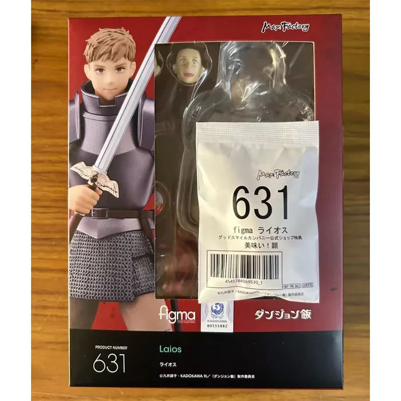 In Stock  Original Figma 631 Delicious in Dungeon Laios  Anime Action Collection Figures Model Toys