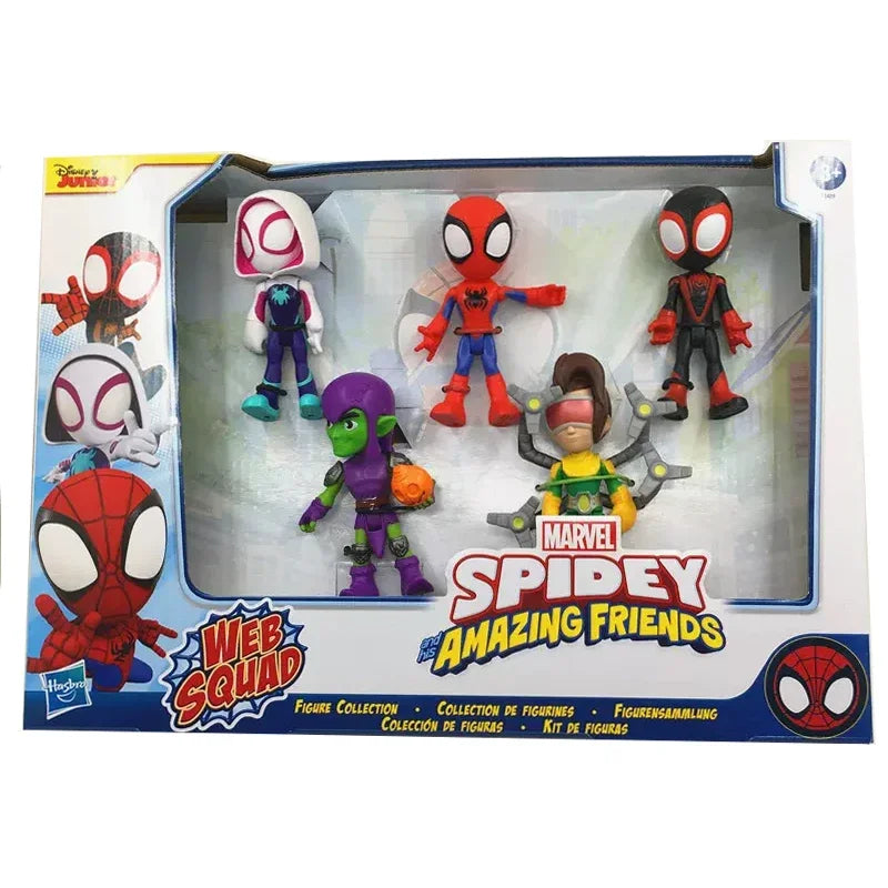 Hasbro Marvel Comics Spider Man Green Goblin Doc Ock Ghost Spider Miles Morales Gifts for Children Action Figure Model Toys