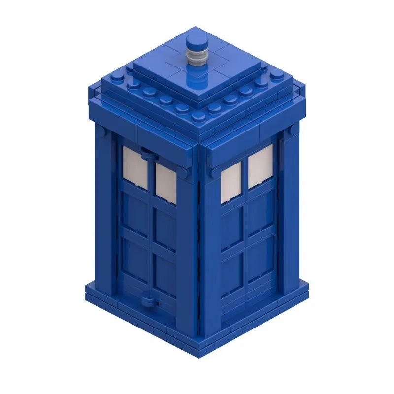Movie Action Character Dalek Robot Doctor Brickheadz Building Block MOC Time Machine Phone Booth Model DIY Kid Toy Birthday Gift