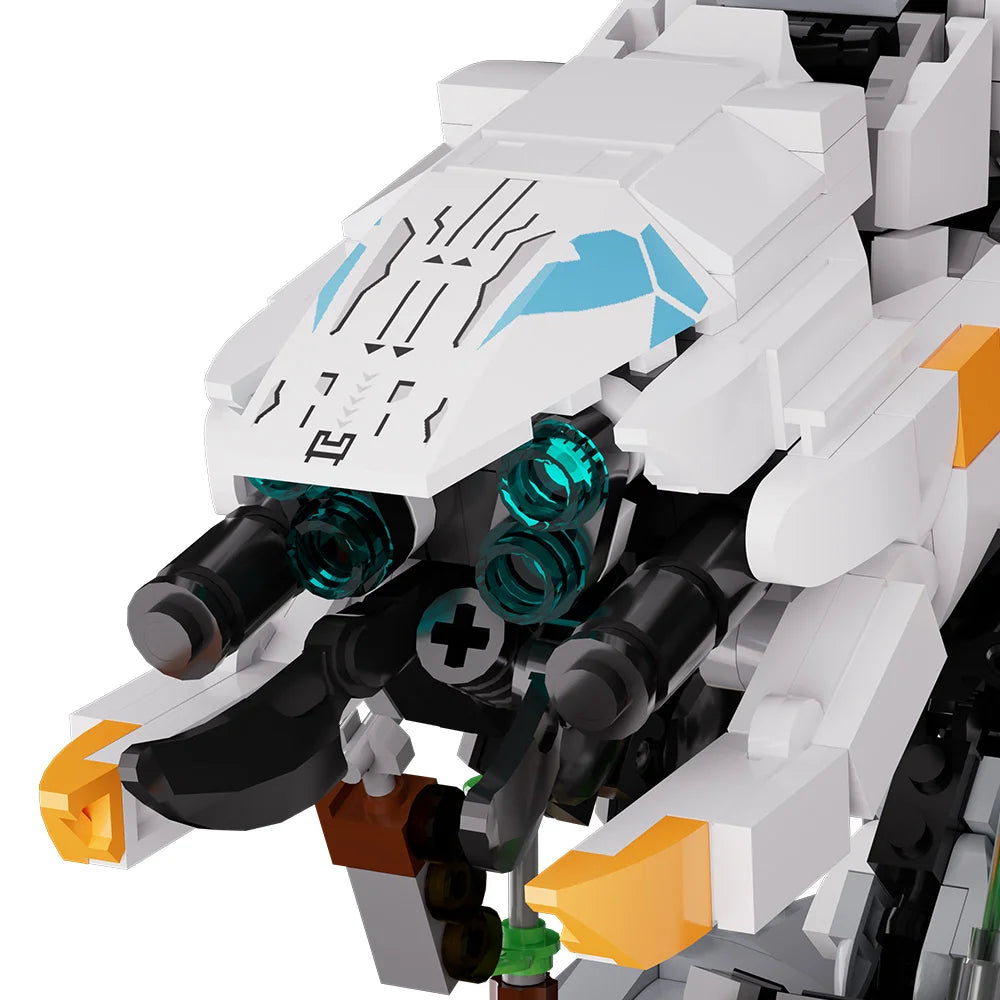 Gobricks Moc Horizons Zero Dawned Thunderjaw Bricks Model Forbidden West Monster Building Blocks Game Bricks Model Toys Sets