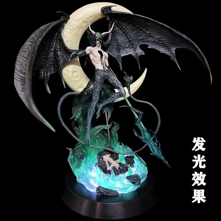 40cm Bleach Figure Ulquiorra Cifer anime Figure Ulquiorra Cifer Figurine With Light PVC GK Statue Figurine Model Doll Toy Gifts
