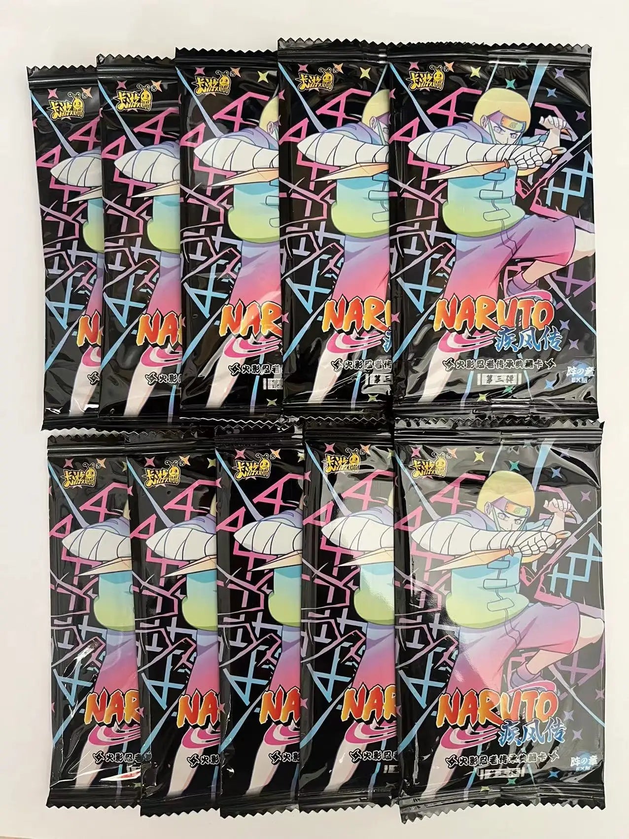 KAYOU Naruto Card Rare EX Packs Chapter Of The Array Box Added SE BP SP Collection Cards Toy For Children Birthday Gift byChildr