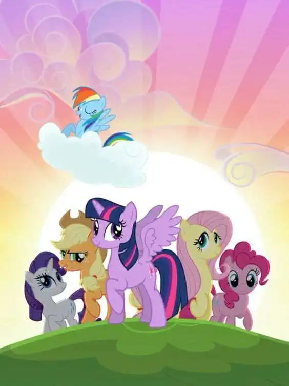 Cute Cartoon My Little Pony 5D DIY Art Diamond Painting Cross Stitch Pattern Pictures Mosaic Embroidery Jewelry Home Decoration