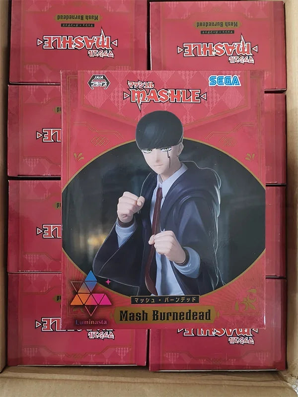 SEGA Original Mashle: Magic and Muscles Anime Figure Mash Burnedead Lance Crown Action Figure Model Toys for Kids Gift