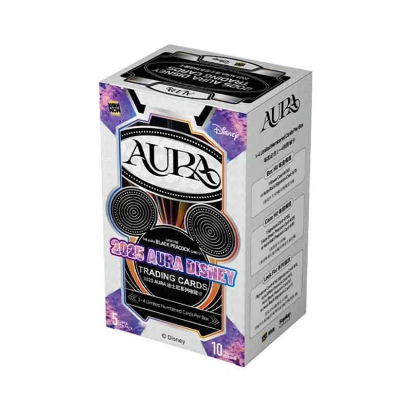 HOT New 2025 AURA Disney Trading Cards Original KAKAWOW AURA SERIES NEWY LAUNCHED Collection Card Children Birthday Gifts