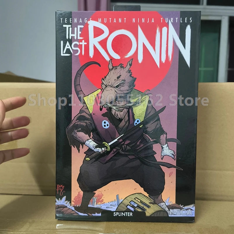 NECA The Last Ronin Leonardo Raphael Donatello Splinter Casey Jones Michelangelo Battle Damaged Action Figure TMNT Toys