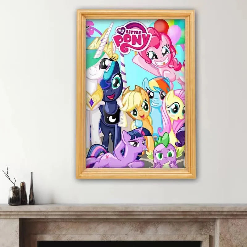 Cute Cartoon My Little Pony 5D DIY Art Diamond Painting Cross Stitch Pattern Pictures Mosaic Embroidery Jewelry Home Decoration