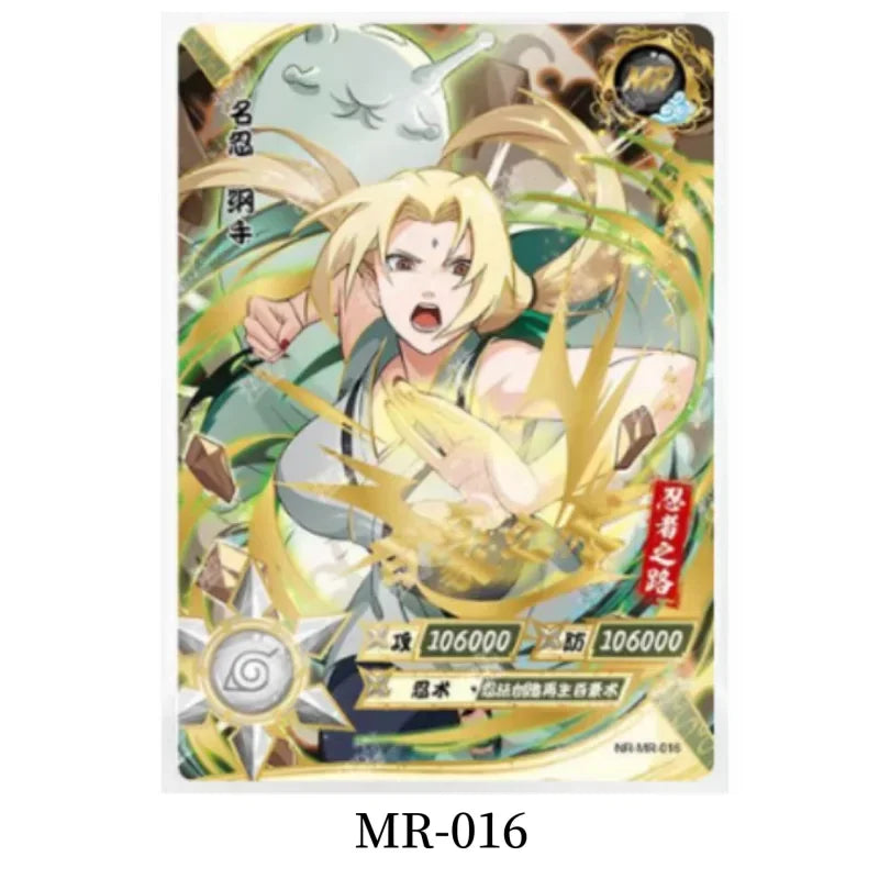 Genuine Naruto Kayou Cards T2w3 Chapter of Soldiers MR Full Series Naruto Uzumaki Kimimaro Uchiha Sasuke Tsunade Collection Card