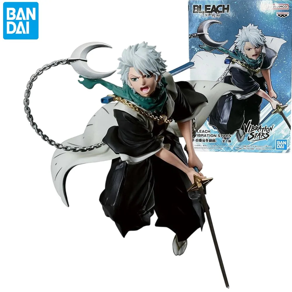 In Stock BANDAI BANPRESTO BLEACH VIBRATION STARS Hitsugaya Toushirou Anime Figure Toys 14cm PVC Model Collector Birthday Gift