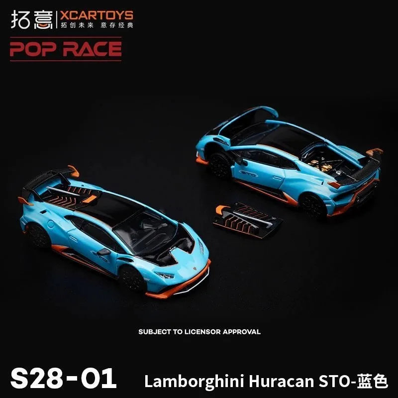 Xcartoys PopRace 1/64 Model Car Classical Alloy Diecast Vehicle Toys Collection Gifts for Teenagers Adults Hobby
