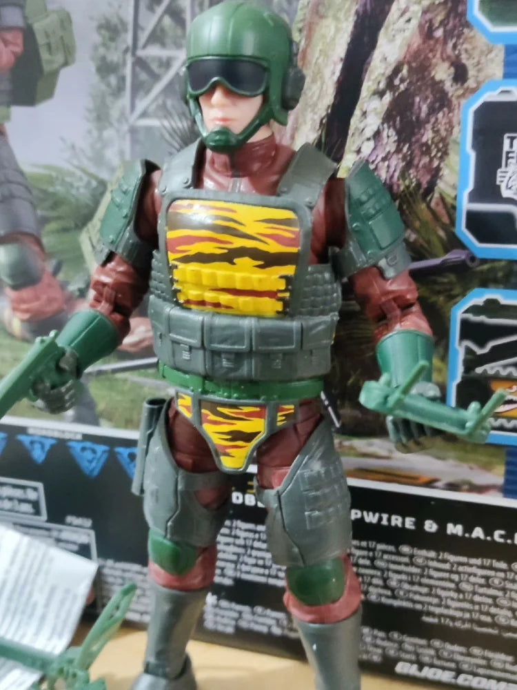 Original Genuine Version G.I. Joe Gi Joe Classified Series 6" 126 Tiger Force Roadblock Tripwire Macleod Action Figure Model Toy