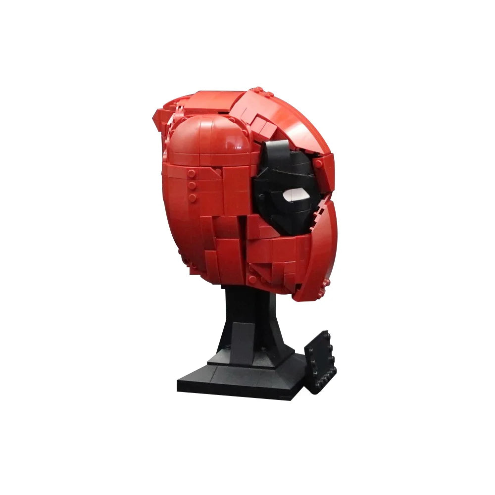 MOC Star Plan Red Hood Helmet SpaceShip Battle Model Building Block Architecture Education Assembly Model Bricks Toy Gift